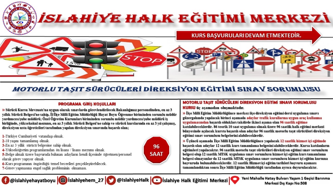 MOTORLU TAŞIT SÜRÜCÜLERİ DİREKSİYON EĞİTİMİ SINAVI SORUMLUSU KURSU